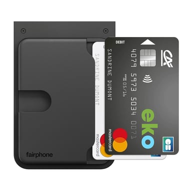 Portafoglio per Fairphone 6 Modulare in Plastica 3 Carte