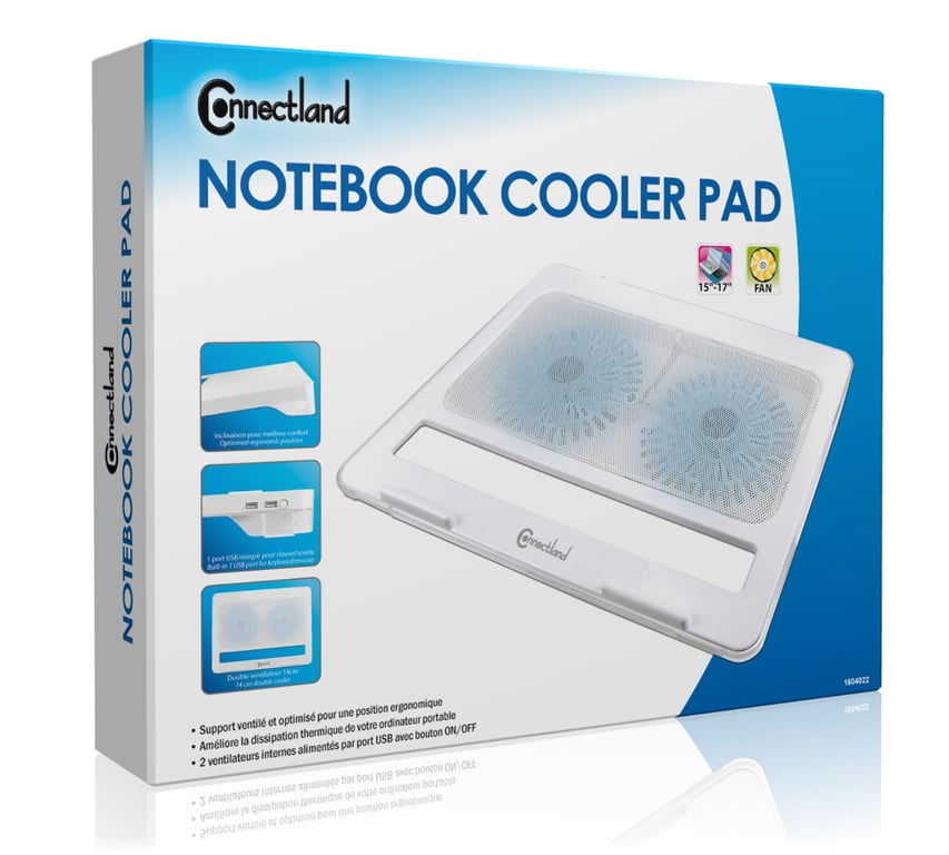 CONNECTLAND SUPPORT NOTEBOOK VENTILE 15 17'' - vue 3