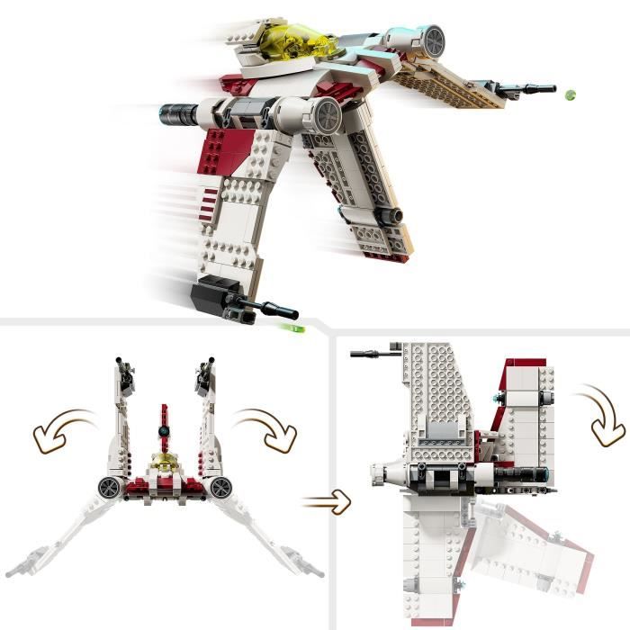 LEGO Star Wars 75432 The Clone Wars Chasseur V 19 Torrent Jeu de Construction dès - vue 5
