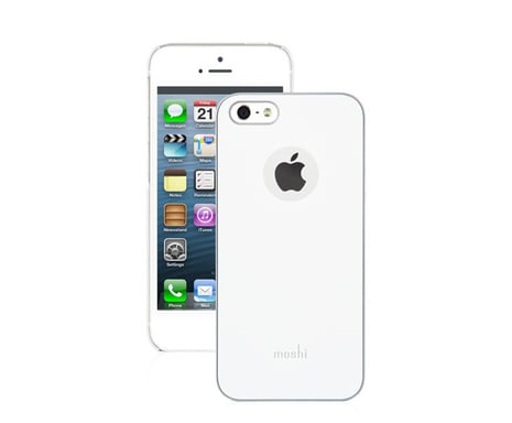 Moshi iGlaze coque de protection pour téléphones portables Housse Blanc Apple iPhone 5