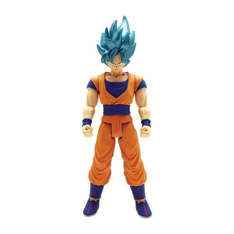 DRAGON BALL SUPER - Figurine Geante Limit Breaker 30 cm - Super Saiyan Goku  Blue - Bandai