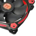 Thermaltake Riing 14 Boitier PC Ventilateur 14 cm Noir, Rouge