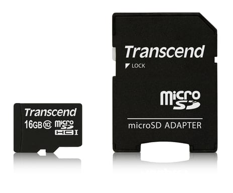 Memoria flash Transcend TS16GUSDHC10 16GB MicroSDHC NAND Classe 10