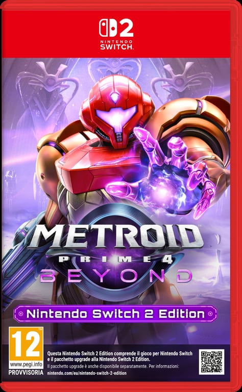 Nintendo Metroid Prime 4: Beyond ( Switch 2) Édition Nintendo Switch 2 Chinois simplifié, Chinois traditionnel, Allemand, Néerlandais, Anglais, Français, Italien, Japonais, Coréen, Portugais Nintendo Switch 2 - Neuf