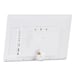 Cadre Photo Numérique Lecteur SD Média Audio Vidéo 11 Pouces USB Ms Réveil Blanc YONIS