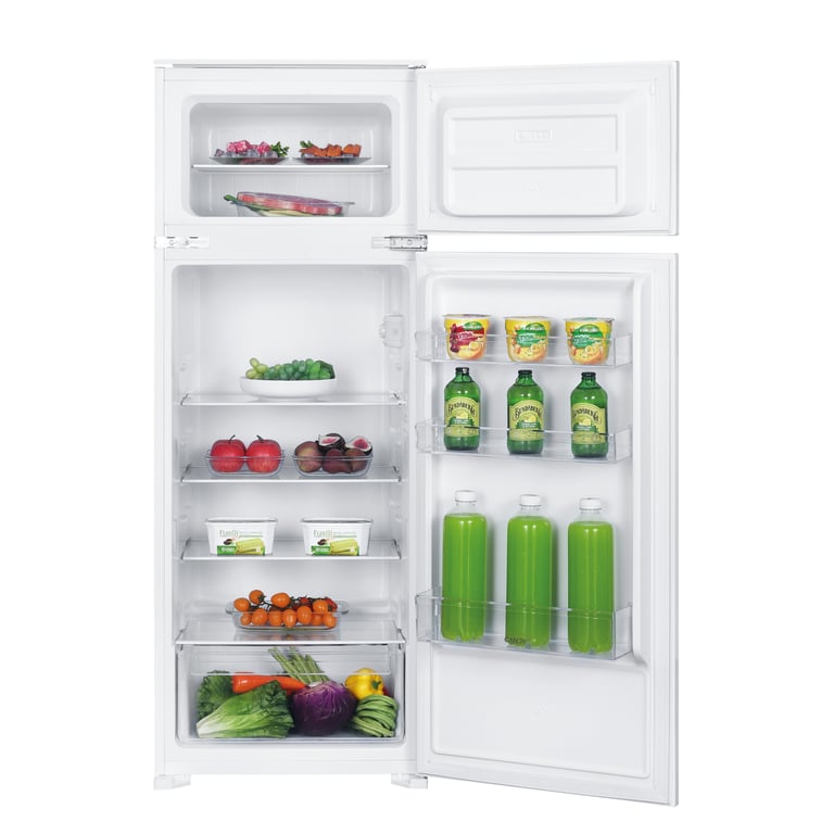 Réfrigérateur Congélateur Candy CFBD 2450/2EH – 205L Encastrable, Double Porte