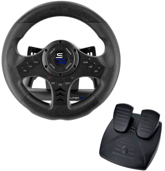 SUBSONIC - SV450 - Volant de Course - Compatible Xbox Series, Switch, PS4, Xbox One, PC (programmabl
