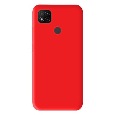 Coque silicone unie Mat Rouge compatible Xiaomi Redmi 9C