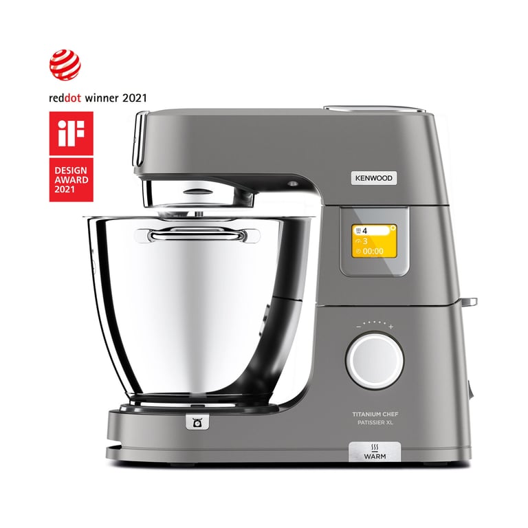 Robot Pâtissier Kenwood KWL90.004SI – 1400W, 7L, 12 Vitesses, Métal - vue 6