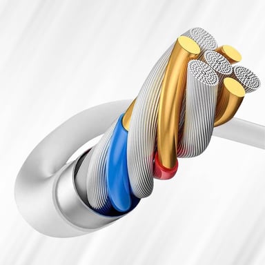 Câble USB vers USB-C Intensité 6A Charge et synchronisation 1m Xiaomi Blanc