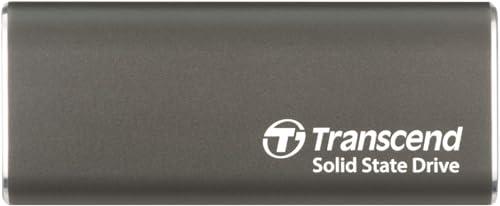 Transcend ESD265C SSD 500 Go externe portable USB C connecteur AES 256 bits de fer - vue 3