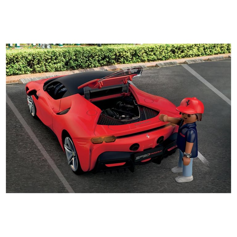 Modèle réduit Ferrari SF90 Stradale avec toit amovible et phares fonctionnels - Neuf