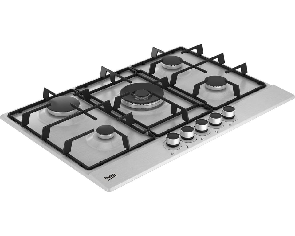 HIAW75223SXE Table de cuisson à gaz n°5 brûleurs Inox - vue 3