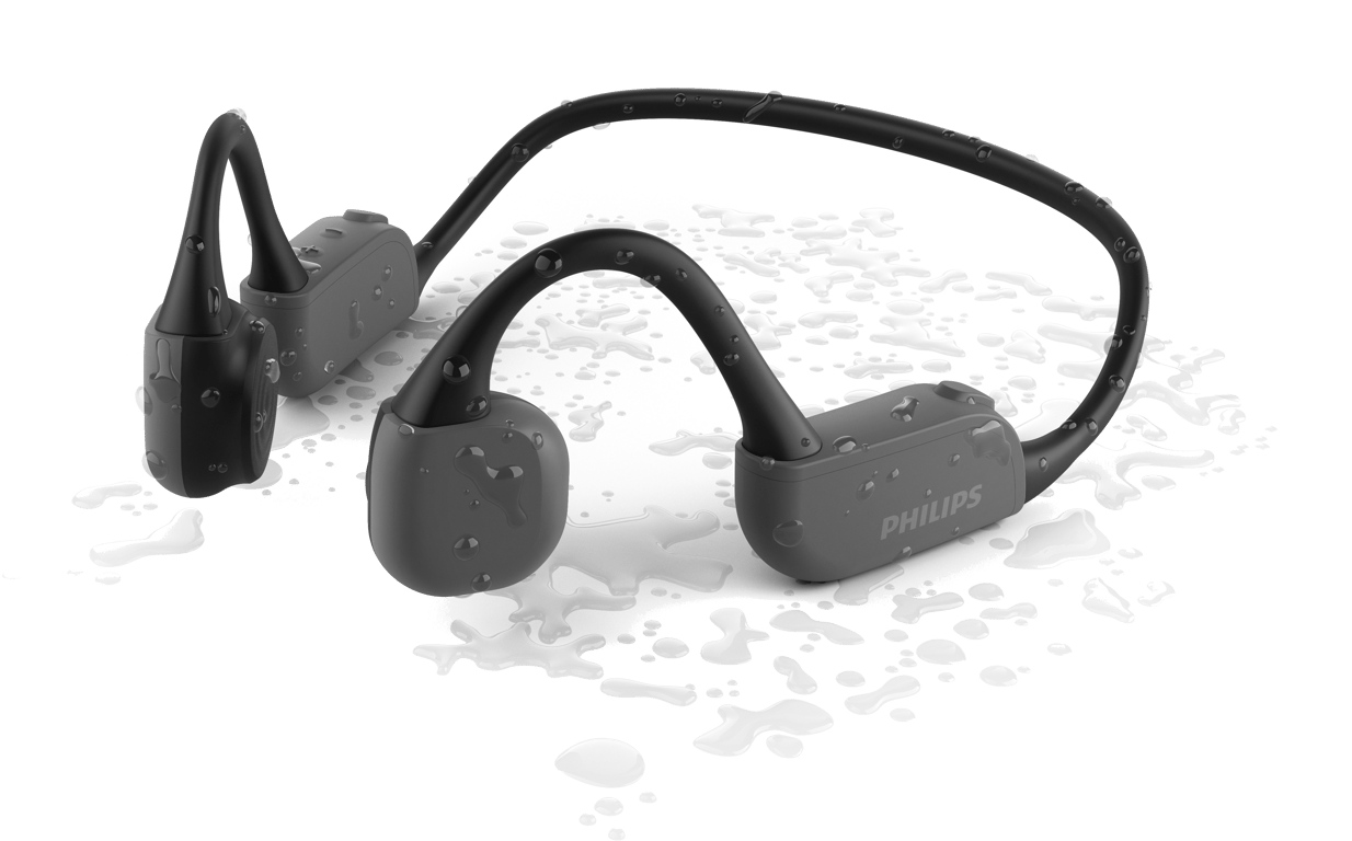 Philips TAA6606BK/00 écouteur/casque Sans fil Minerve Sports Bluetooth Noir