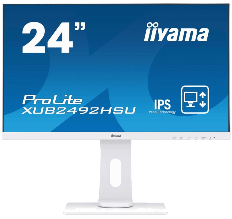 Ecran LED 24 Iiyama Prolite XUB2492HSU Full HD (Blanc)