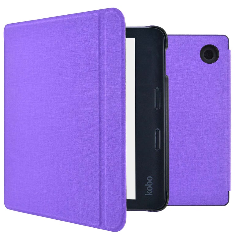 imoshion Étui de liseuse portefeuille Canvas Sleepcover avec support pour Kobo Libra 2 / Tolino Vision 6 Neuf - vue 4
