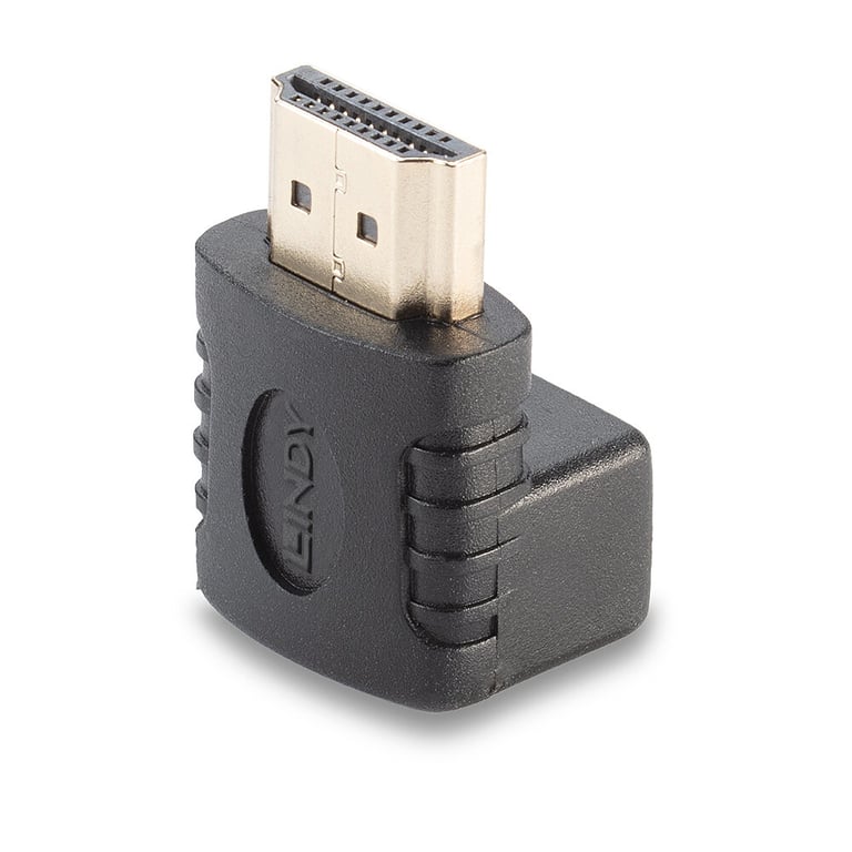 Adaptateur HDMI Lindy 41086 Coudé 90° MâleFemelle FullHD - vue 3
