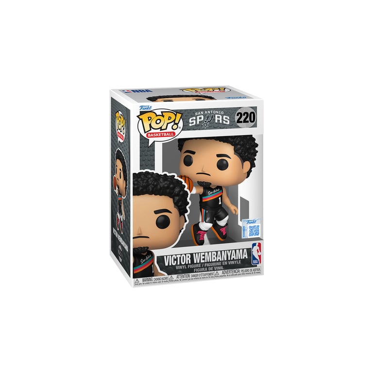 Figurine Funko Pop Basketball San Antonio Spurs Victor Wembanyama - vue 3