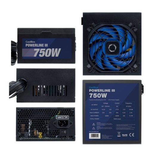 Bloc d'Alimentation CoolBox COO FAPW3 750 Neuf - vue 3