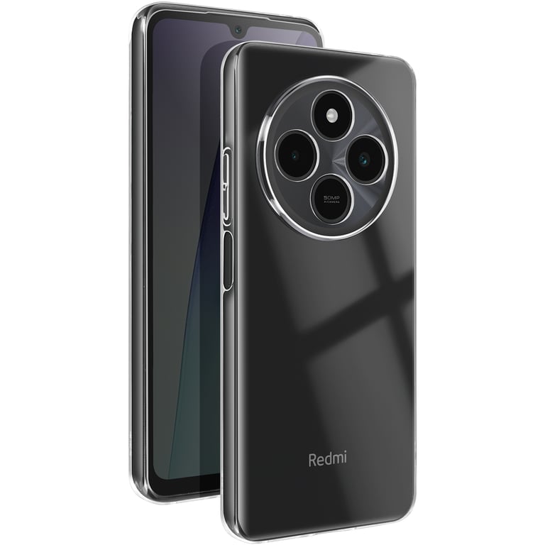 Mixroom - Cover Custodia Case In TPU Silicone Morbida Sfondo Trasparente Per XAIOMI REDMI NOTE 7 Fantasia Ricamo Turchese U825