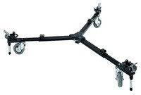 Manfrotto 127VS Variable Spread Basic Dolly tripode 3 pata(s) Negro