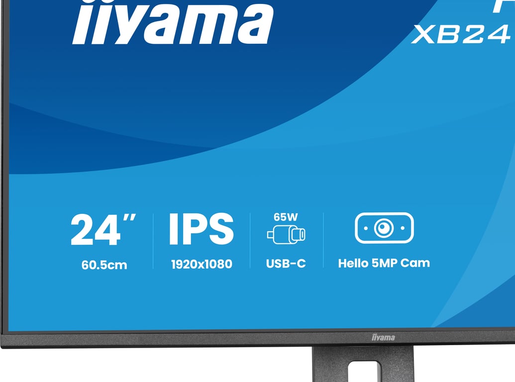 Écran PC iiyama ProLite XB2497HSNH B1 23 8 Full HD 100Hz IPS USB C Haut parleurs Hauteur réglable - vue 5