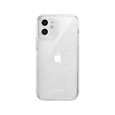 Carcasa híbrida brillante invisible para Apple iPhone 12 mini, Transparente
