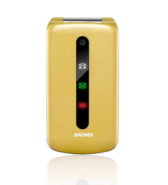 Brondi President 7,62 cm (3 ) 130 g Or Téléphone numérique - Neuf