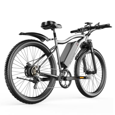 Vélo électrique Toofly G73w pour adultes, batterie amovible 48 V 13 Ah, Shimano 7 vitesses - Gris