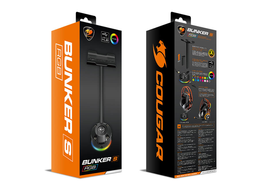 COUGAR Gaming Bunker RGB Support pour casque Neuf - vue 2