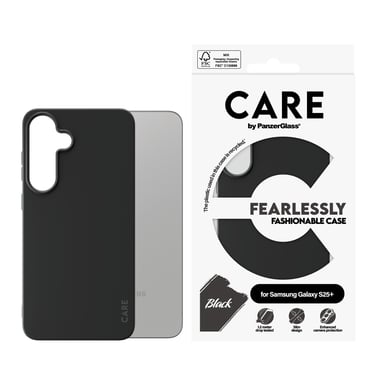 PanzerGlass CARE by ® Fashionable Case Black Samsung Galaxy S25+ coque de protection pour téléphones portables Housse Noir Samsung Samsung - Galaxy S25+