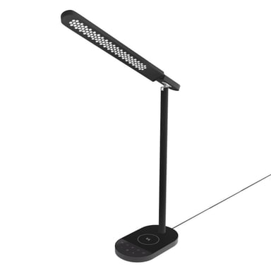 Evelatus EWC07 Lámpara de escritorio multimodo inteligente con cargador inalámbrico 5 W Negro