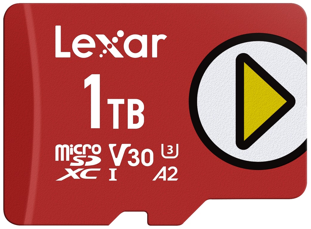 Lexar LMSPLAY001T-BNSNG mémoire flash 1 To MicroSDXC UHS-I Classe 10 - Neuf