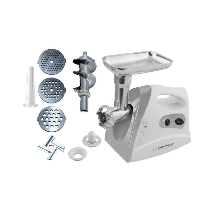 Hachoir Esperanza EKM012E – 600 W, Acier Inoxydable, Métal - vue 3