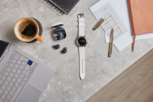 Galaxy Watch4 Classic 46mm - Super AMOLED - Bluetooth - Bracelet Argent