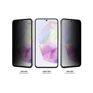 EIGER Mountain Glass - Cristal Templado Premium 2.5d Privacidad para Samsung Galaxy S25 FE / A57 5G