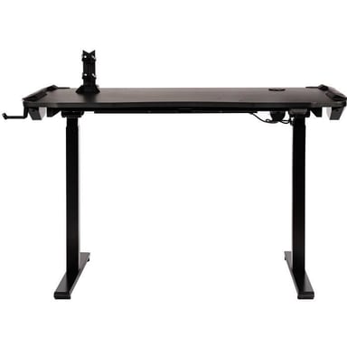 Bureau électrique gaming CGM -Double fonction : Assis ou debout - Réglage avec télécommande- L120xP60xH73-121 cm