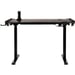 Bureau électrique gaming CGM -Double fonction : Assis ou debout - Réglage avec télécommande- L120xP60xH73-121 cm