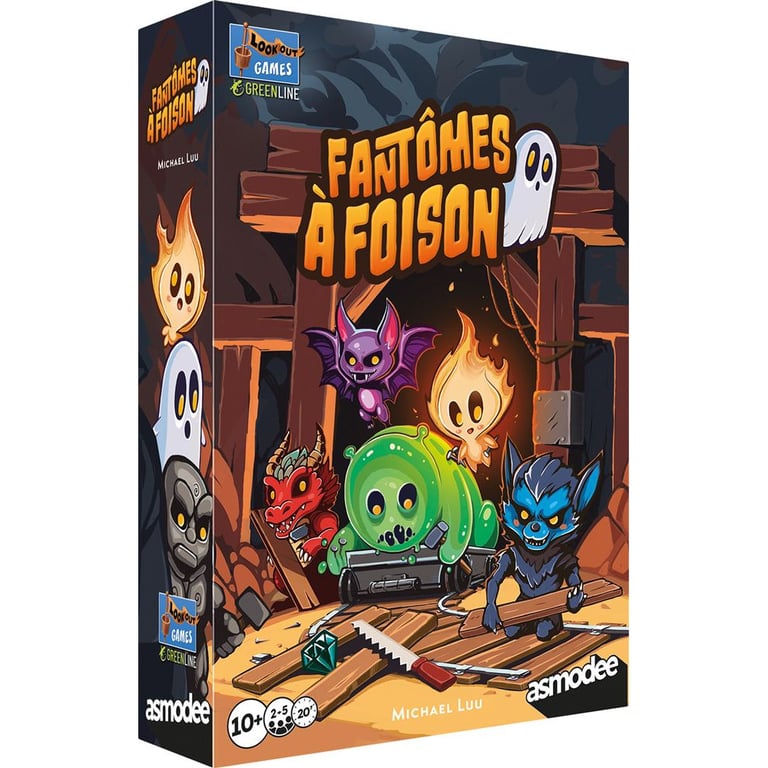 Asmodee Fantômes à Foison Jeu de société Stratégie placement de tuiles 2 à 5 joueurs
