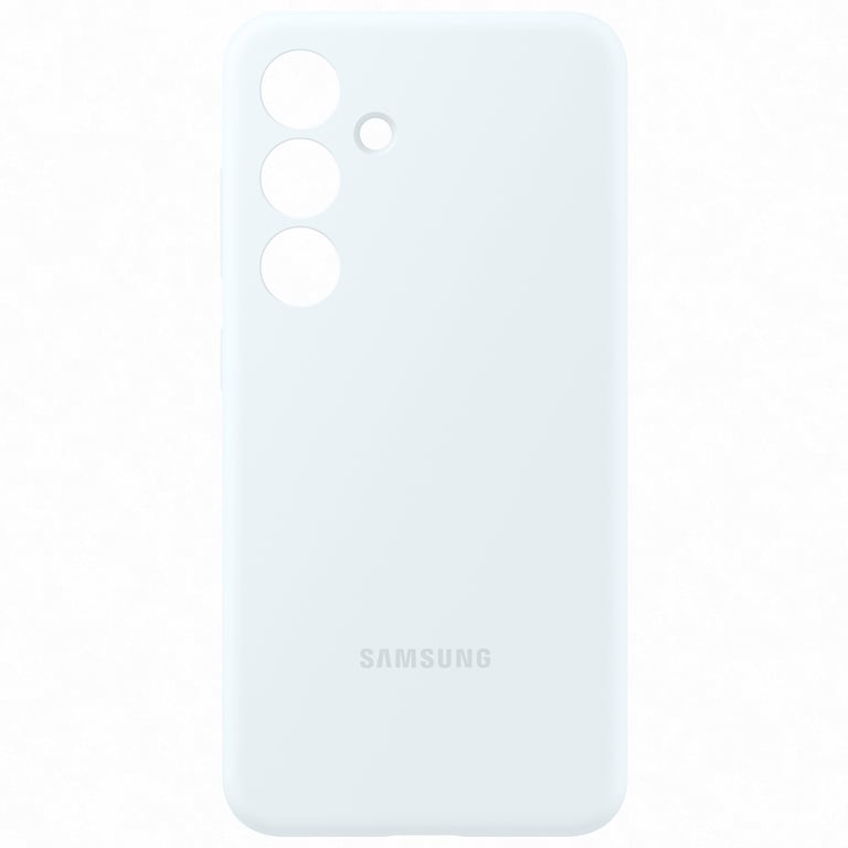 Samsung Silicone Case White coque de protection pour téléphones portables 15,8 cm (6.2 ) Housse Blanc Samsung Galaxy S24 - Neuf