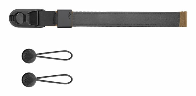 Peak Design 46CFCY3 Cinghia per action-cam (fotocamere sportive) Pelle, Nylon Nero