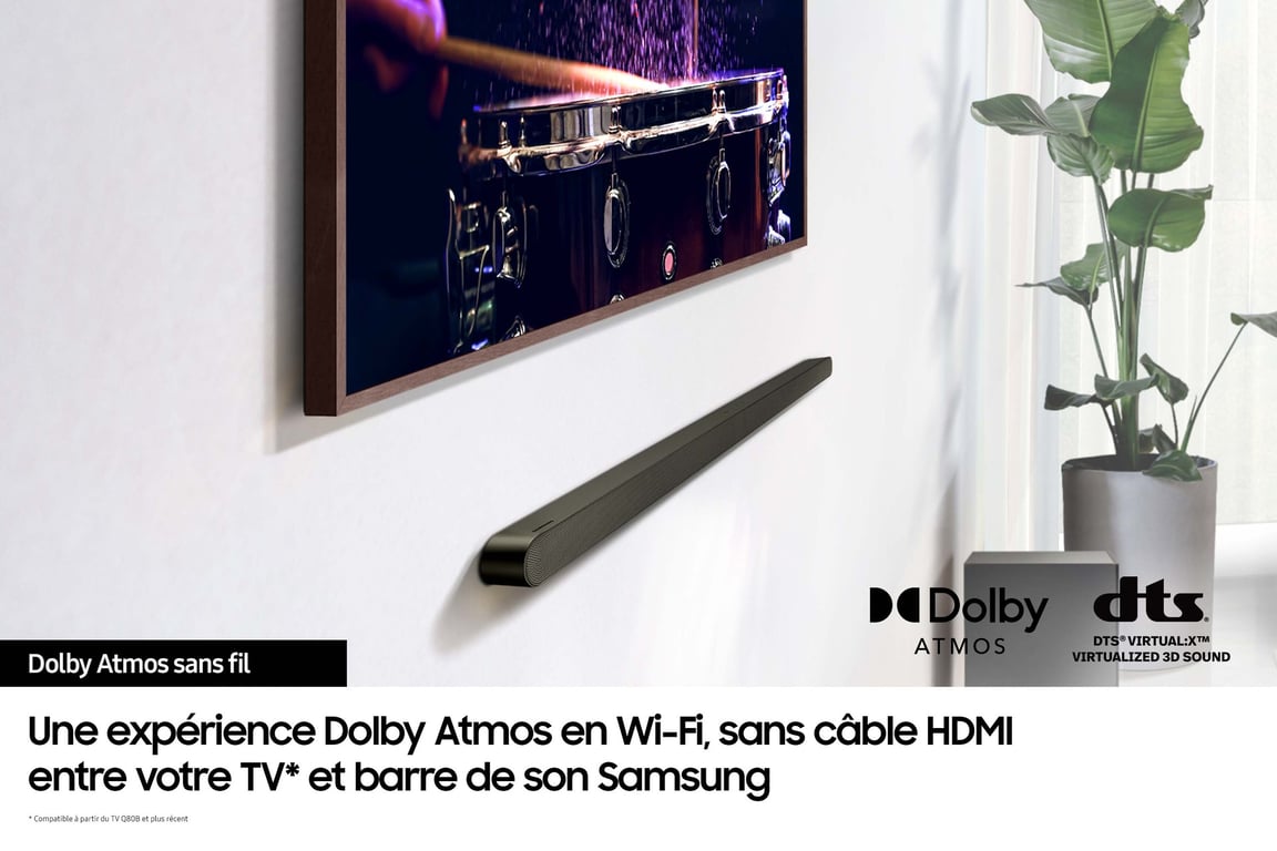 Samsung Barre de son S-Series HW-S710D/XE 3.1ch 2024 - Neuf
