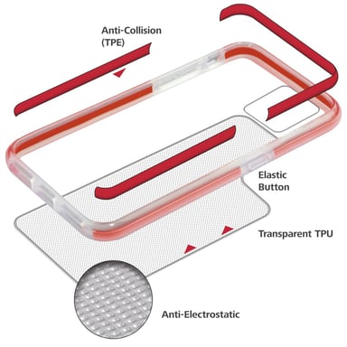 Guscio protettivo ''Protector'' per Apple iPhone 13
