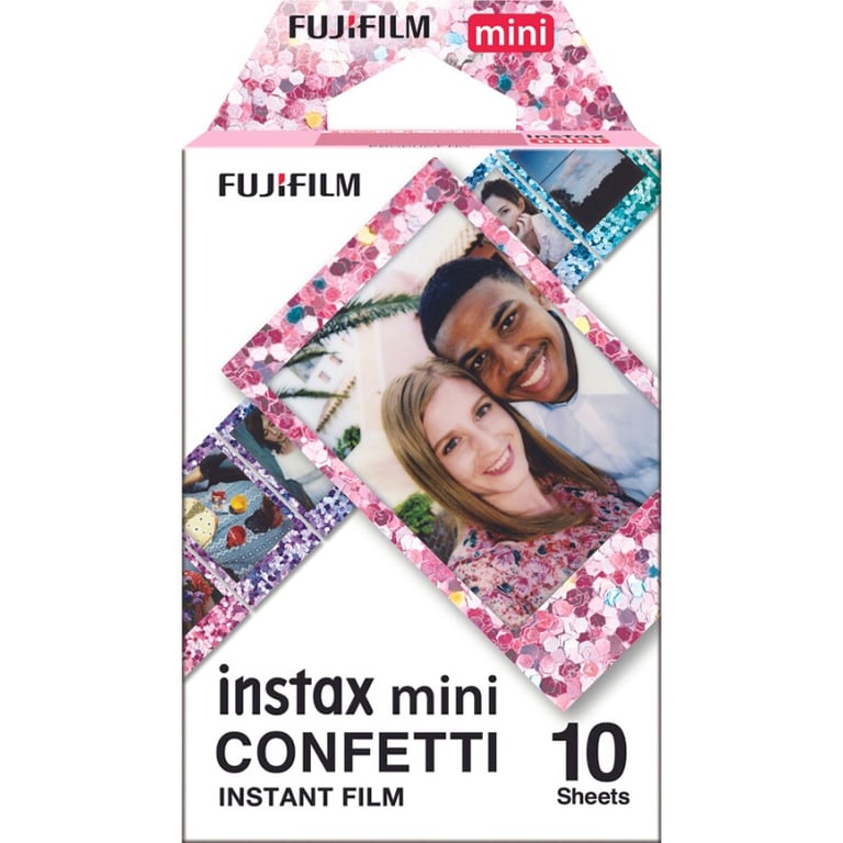 Film Instantané Fujifilm Instax Mini Monopack Confetti – Pack de 10 Vues - vue 4