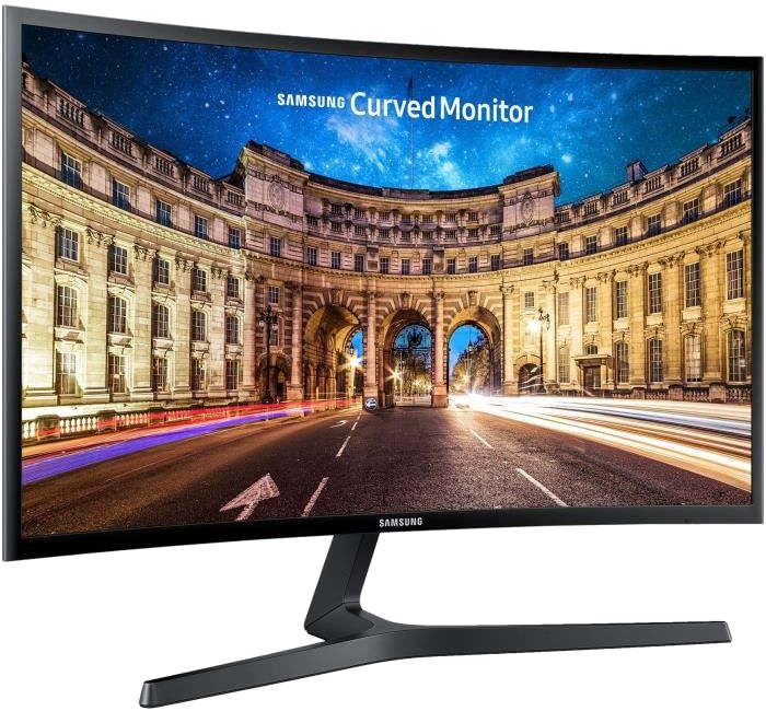 Ecran PC Incurvé - SAMSUNG C24F396FHR - 24 FHD - Dalle VA - 4 ms - 60Hz - AMD FreeSync