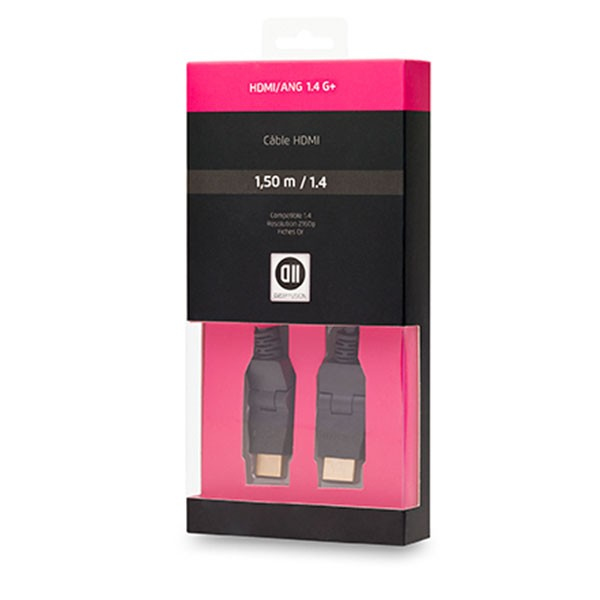 D2 Diffusion D2hdmi150rot Câble Hdmi 1,5 M Hdmi Type A (standard)