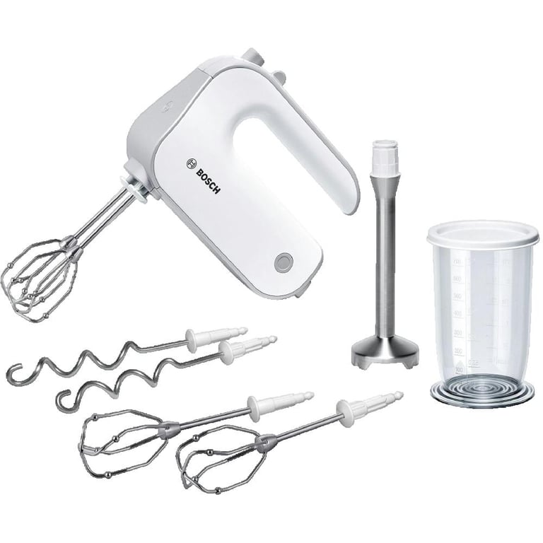Mixeur à main Bosch MFQ4075DE 5 niveaux de vitesse Turbo Inox