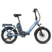 Vélo électrique pliant FAFREES F20 Flex, batterie amovible 25 Ah, 7 vitesses pour les trajets urbains - bleu