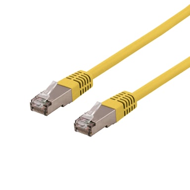 Deltaco STP-62GLAU cavo di rete Giallo 2 m Cat6a U/FTP (STP)