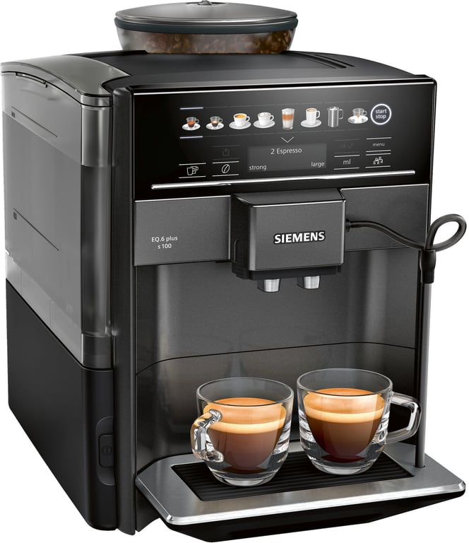 Machine à espresso entièrement automatique EQ6 plus s100 métallisé Siemens TE651319RW - vue 3